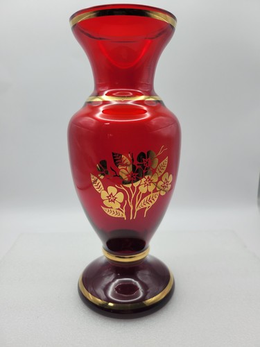 Vintage bohemian ruby red - vintage,