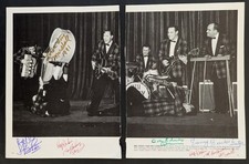 The Comets Signed Pages - Johnny, Marshall, Joey, Dick & Franny - Bill Haley