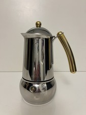 Vintage (80s) Bialetti Italy Coffee Maker Moka Pot Espresso 6 Cup Steel