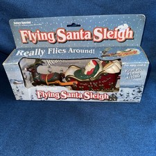 Flying santa sleigh toy - santa,