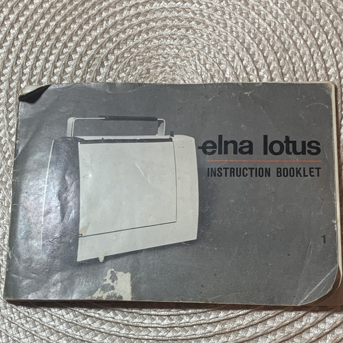 Elna lotus sewing - sewing, machine