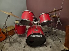 Full 5 Piece Premier drum kit