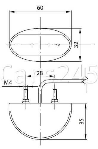 Led clearance light white - led,