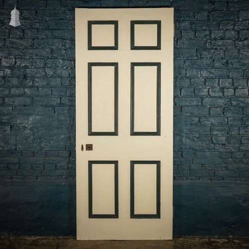 Pine panelled door moulded - panelled, 6