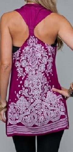 Magenta scroll back - magenta,