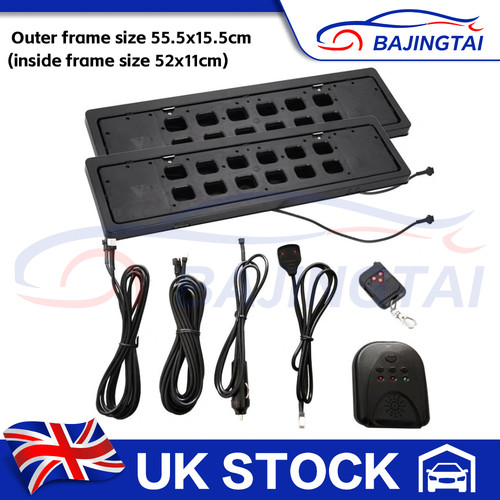 Pcs car number plate - 2, eu