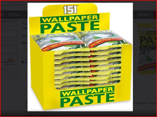 151 wallpaper paste pint - paste, 6