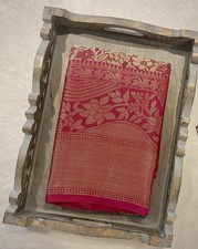 Elegant Soft Tissue Silk Saree –Wedding, Party, Festive Indian Traditional Wear 