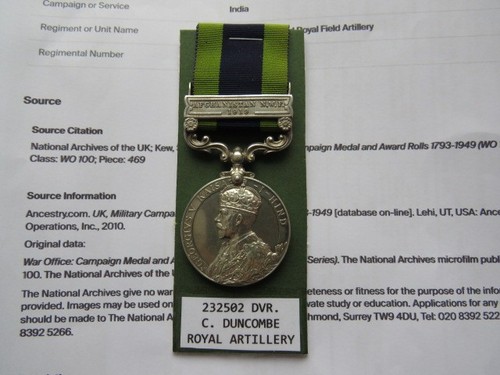 India general service - general, medal