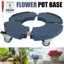 Plant Pot Trolley Mover Stand on Wheels Garden Planter Caddy Heavy Duty 150kg