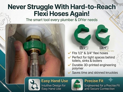 Flexible hose hand - hose, spanner