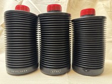 3x Kaiser Collapsible Accordion Darkroom Chemical Storage Bottles 2000ml