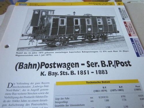 Railway post car - railway, b