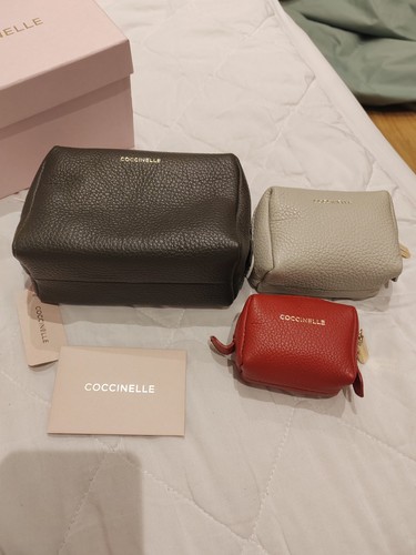Coccinelle leather made set - up,