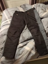 Akito Mens XXL Motorcycle Trousers Black Motorbike Trousers with Armour