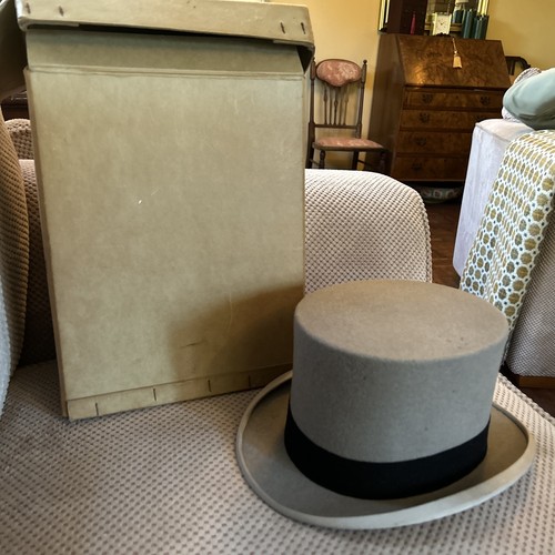 Vintage grey fur - grey, felt