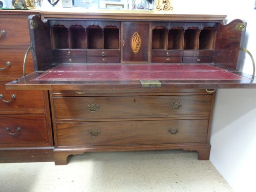 Antique edwardian secretaire - edwardian, /