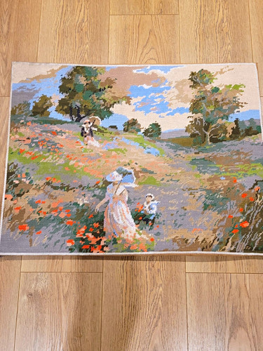 Vintage finished needlepoint - finished,