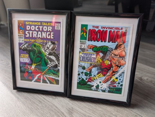 Marvel comic cover framed - marvel,