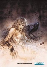 Luis Royo  fabric poster - RAVEN