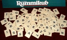 RUMMIKUB REPLACEMENT LETTER TILE STANDARD SIZE FOR THE WORD GAME 2 FOR 99p