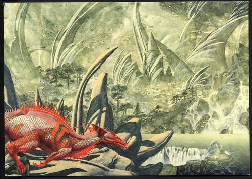 Fantasy postcard roger dean - postcard,