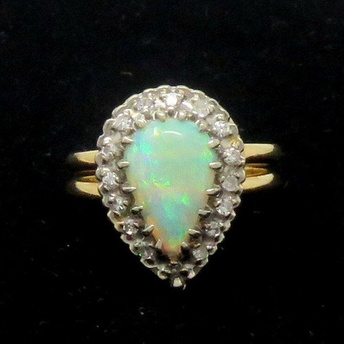 Nyjewel 14k two tone gold - 14k, opal