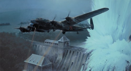 Dambusters breaching the eder - dambusters:,