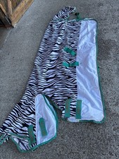 5’3” Shires Tempest Original Zeb-Tek Fly Combo Rug - Zebra Print