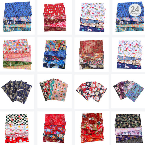 Craftsfabrics 5pcs japanese - 5pcs,