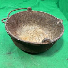 Antique Cast Iron Smelting Pot