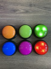 Learning Resources Lights & Sounds Answer Buzzers bundle of 6