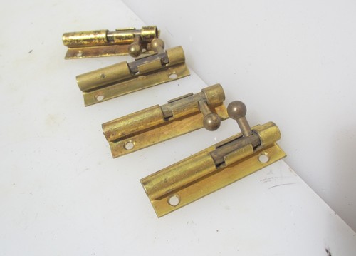 Vintage brass door lock - brass,