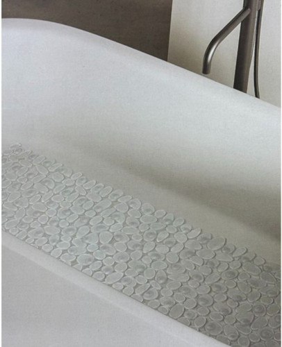 Extra long pebble bath - long, mat