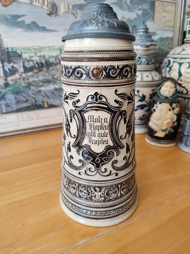 Antique beer mug marzi remy - marzi,