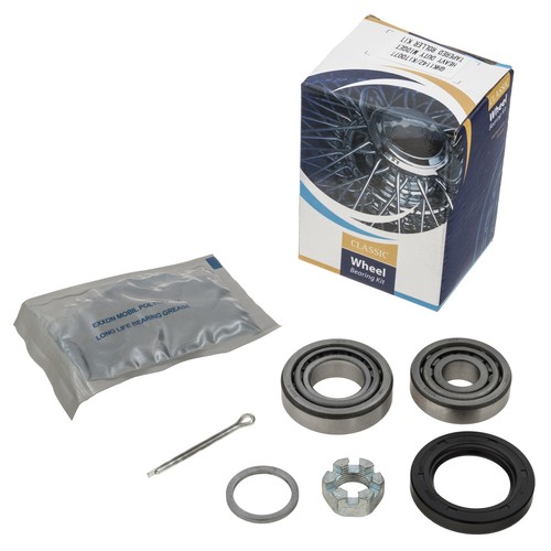 Front wheel hub - , bearings