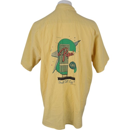 Pepsi shirt men yellow - pepsi, men's