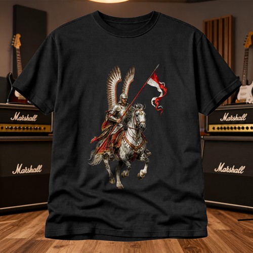 Polish winged hussars shirt - polish, t