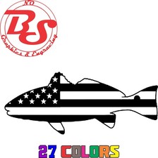 6" Redfish Sport Fishing Vinyl