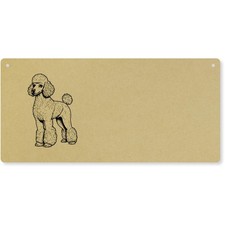 'Standard Poodle' Large Wooden