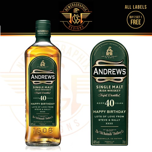 Personalised irish single malt - personalised,