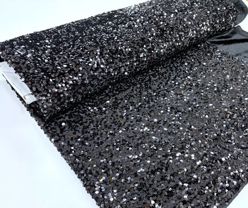 Sequin stretch velour fabric - velour,