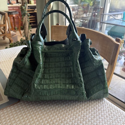 Zagliani genuine crocodile bag - genuine,
