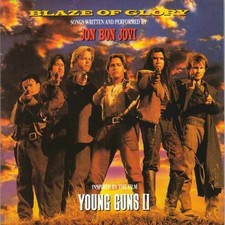 JON BON JOVI - BLAZE OF GLORY ORIGINAL SOUNDTRACK - 11 TRACK PICTURE CD 1990