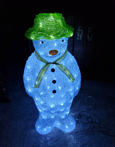 Snowman acrylic led free - acrylic,