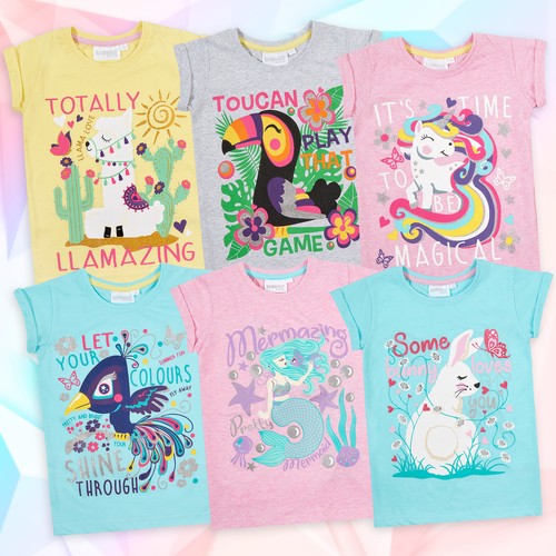 Girls birthday shirts am 1 - i,