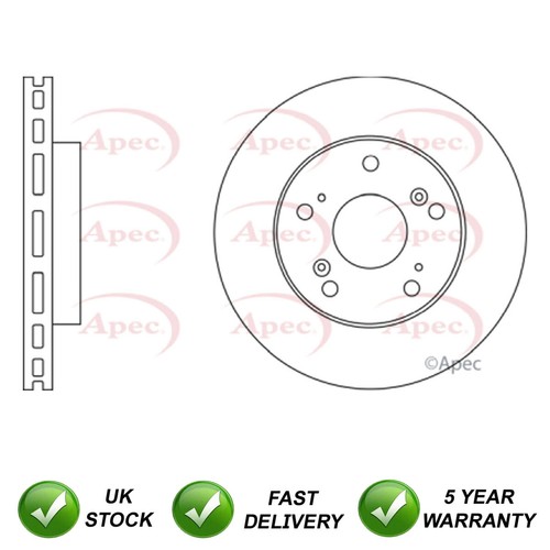 Brake disc front - sjr, fits