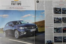 Original 2016 FIAT TIPO 1.6 MULTIJET II 120 LOUNGE Autocar mag road test No 5293