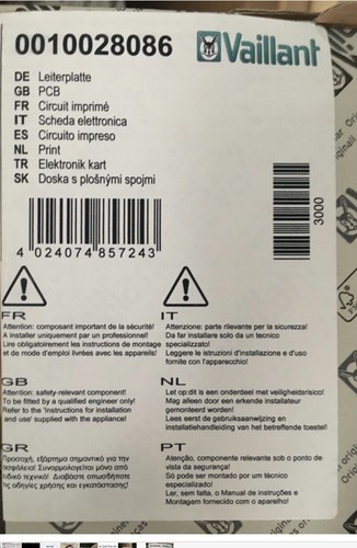 Vaillant 0010028086 brand new - 0010028086,