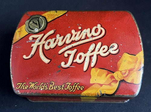 Harvino vincent toffee tin - vincent's,